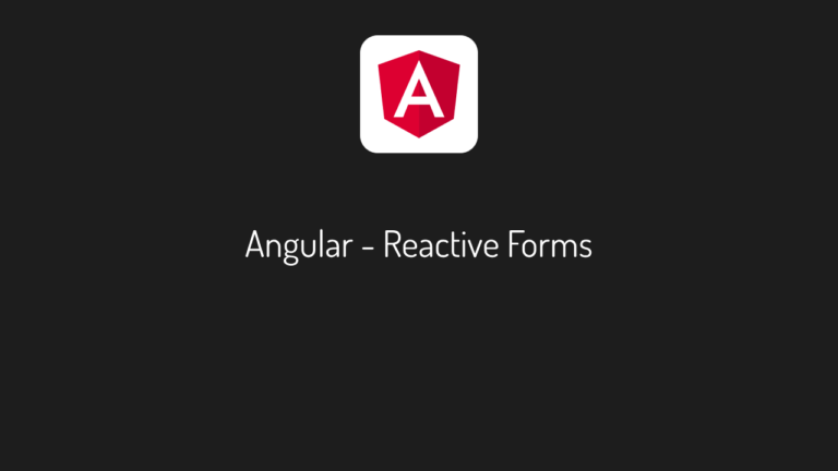 Angular Reactive Forms