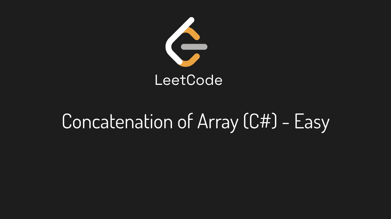 Concatenation of Array